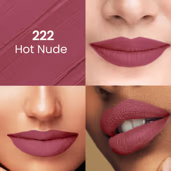 Swiss Beauty Pure Matte Lipstick 3.8gm (222 Hot-Nude)