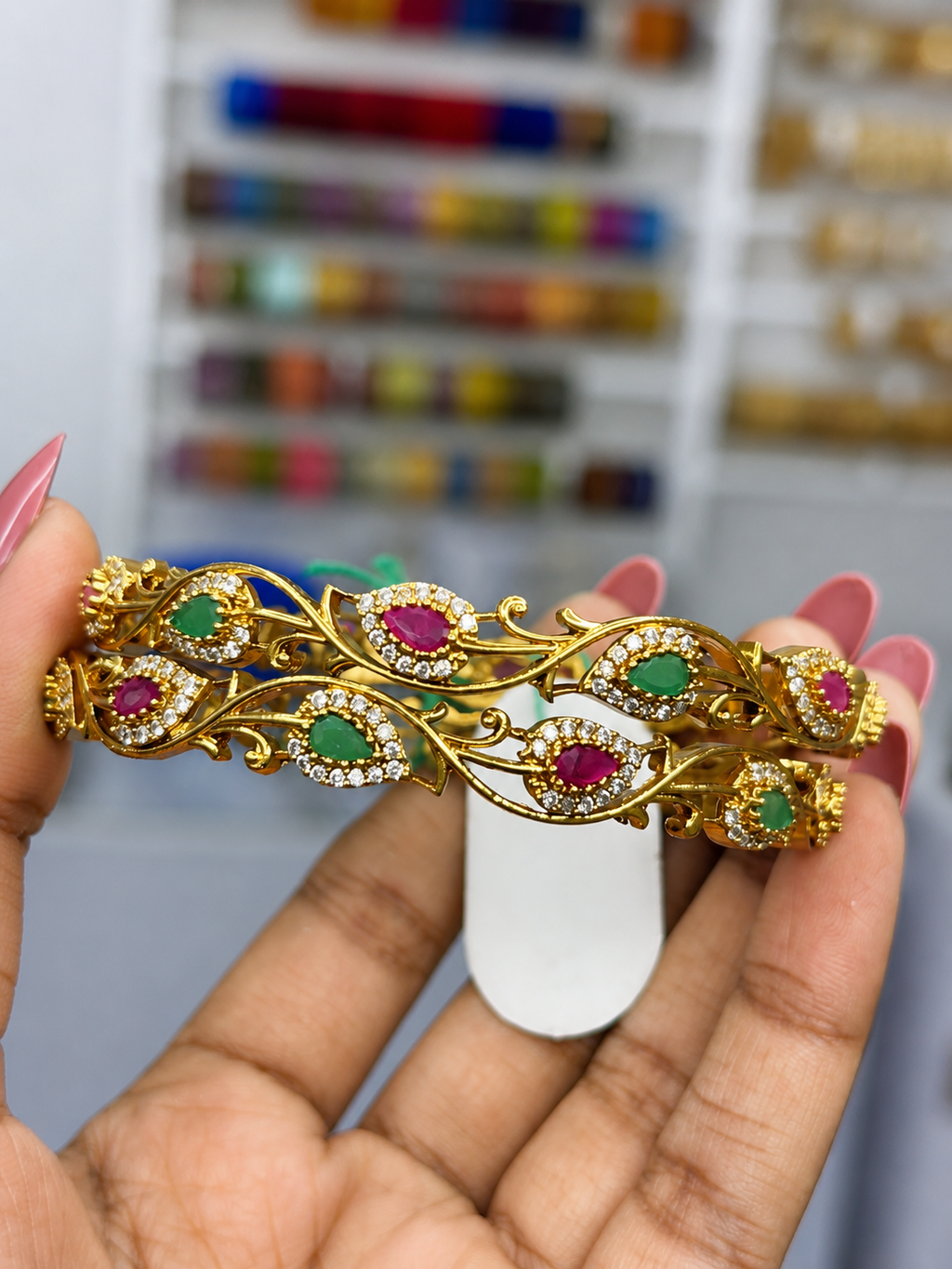 AB001- Leaf Bangles