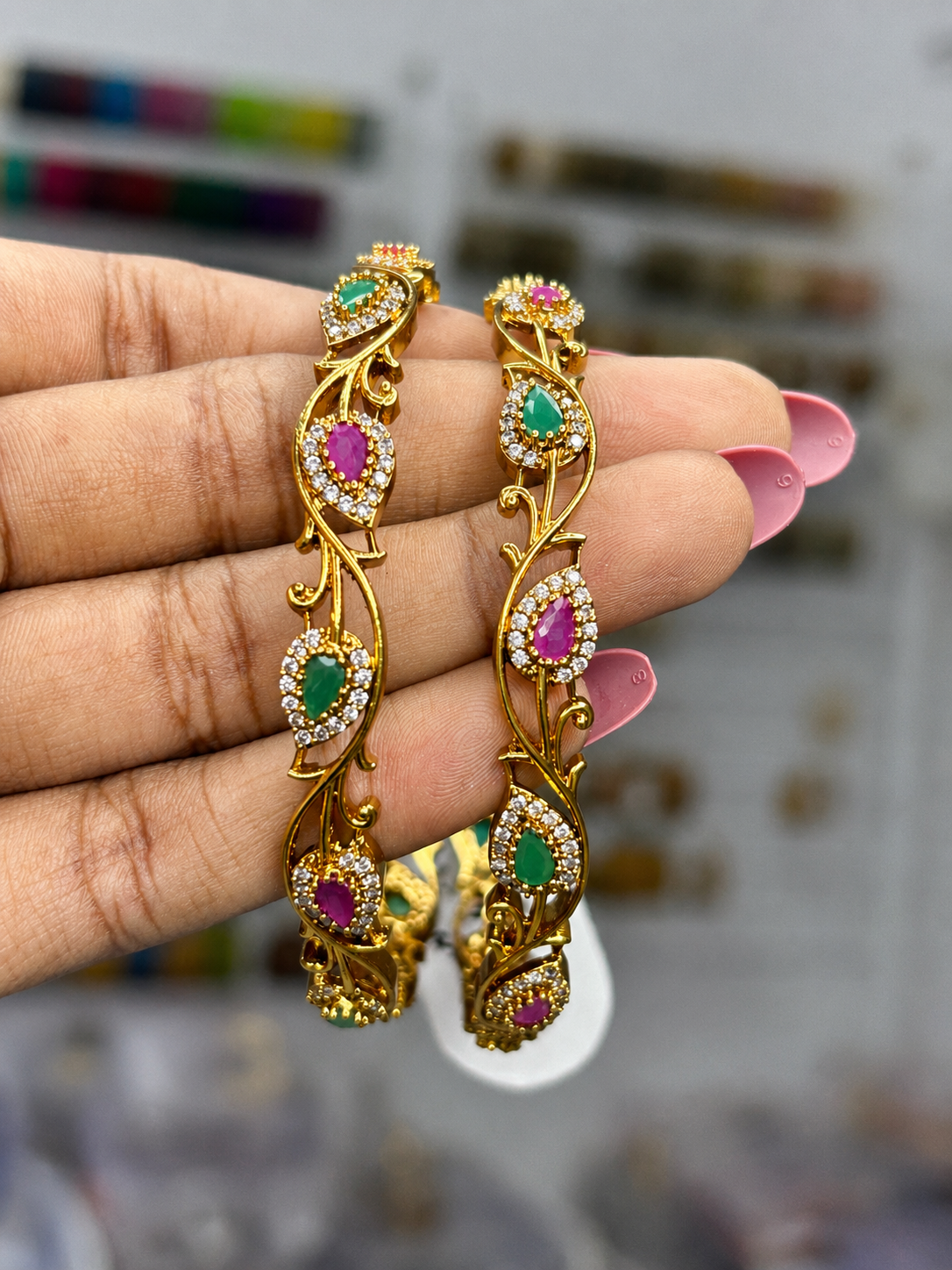 AB001- Leaf Bangles