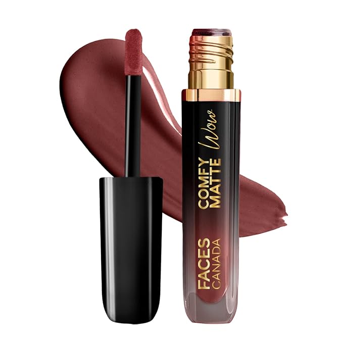 FACES CANADA Comfy Matte Wow Liquid Lipstick 3.8ml (07 Cocoa Crush)
