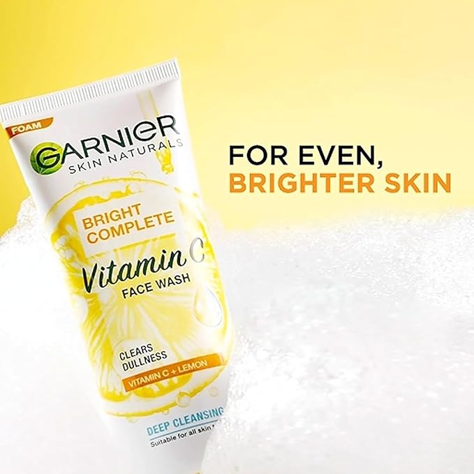 Garnier Bright Complete Vitamin C Face Wash ( 50g )