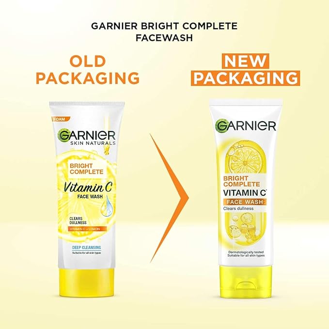 Garnier Bright Complete Vitamin C Face Wash ( 50g )