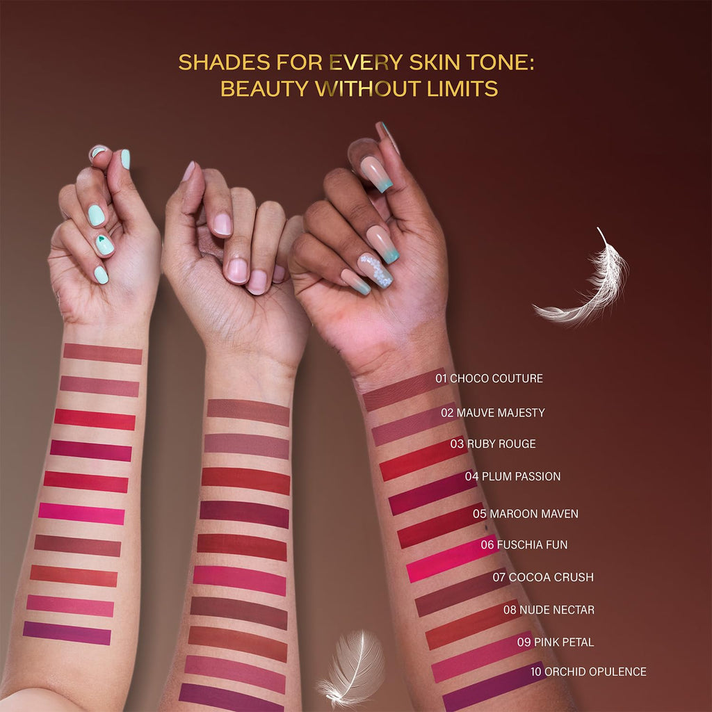 FACES CANADA Comfy Matte Wow Liquid Lipstick 3.8ml (07 Cocoa Crush)