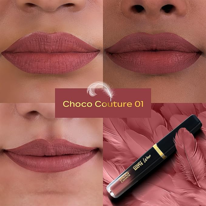 FACES CANADA Comfy Matte Wow Liquid Lipstick 3.8ml (01 Choco Couture)