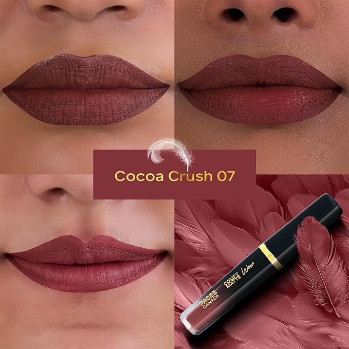 FACES CANADA Comfy Matte Wow Liquid Lipstick 3.8ml (07 Cocoa Crush)