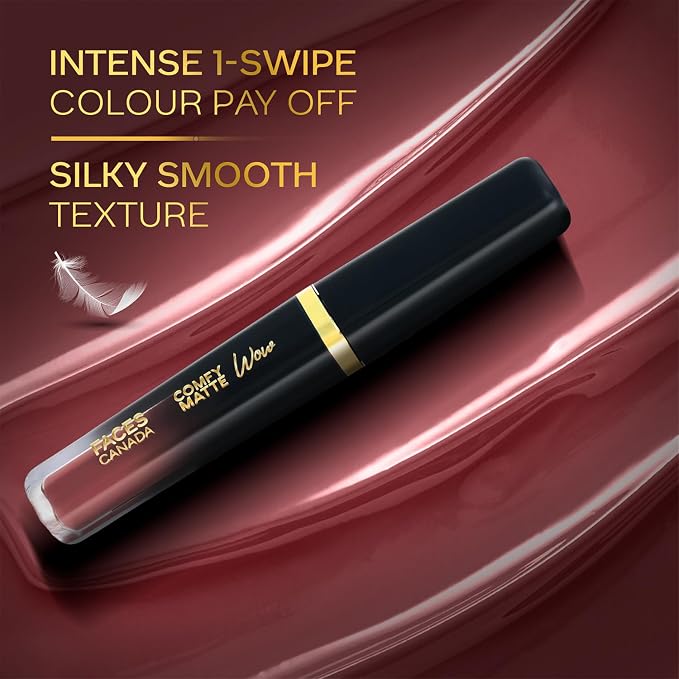 FACES CANADA Comfy Matte Wow Liquid Lipstick 3.8ml (07 Cocoa Crush)