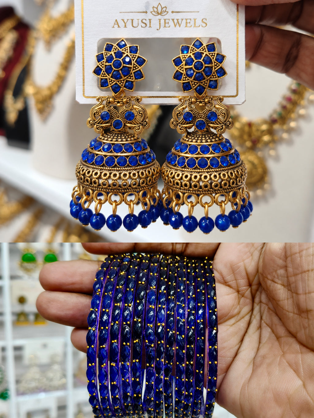 Tharika Blue Combo