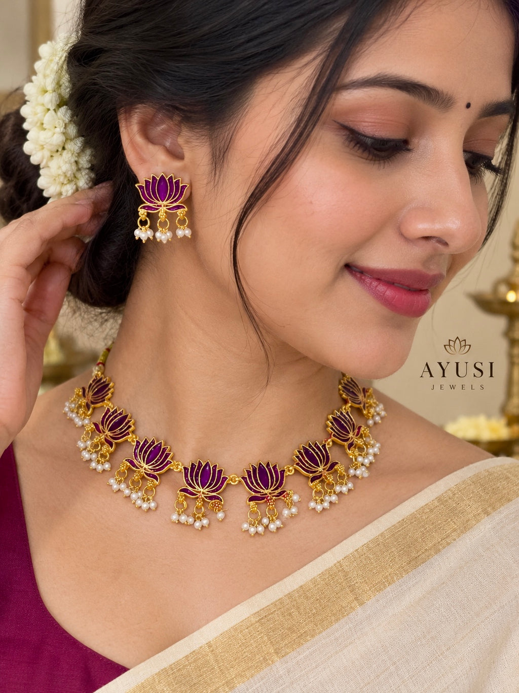 Vadamalli Lotus Combo💜