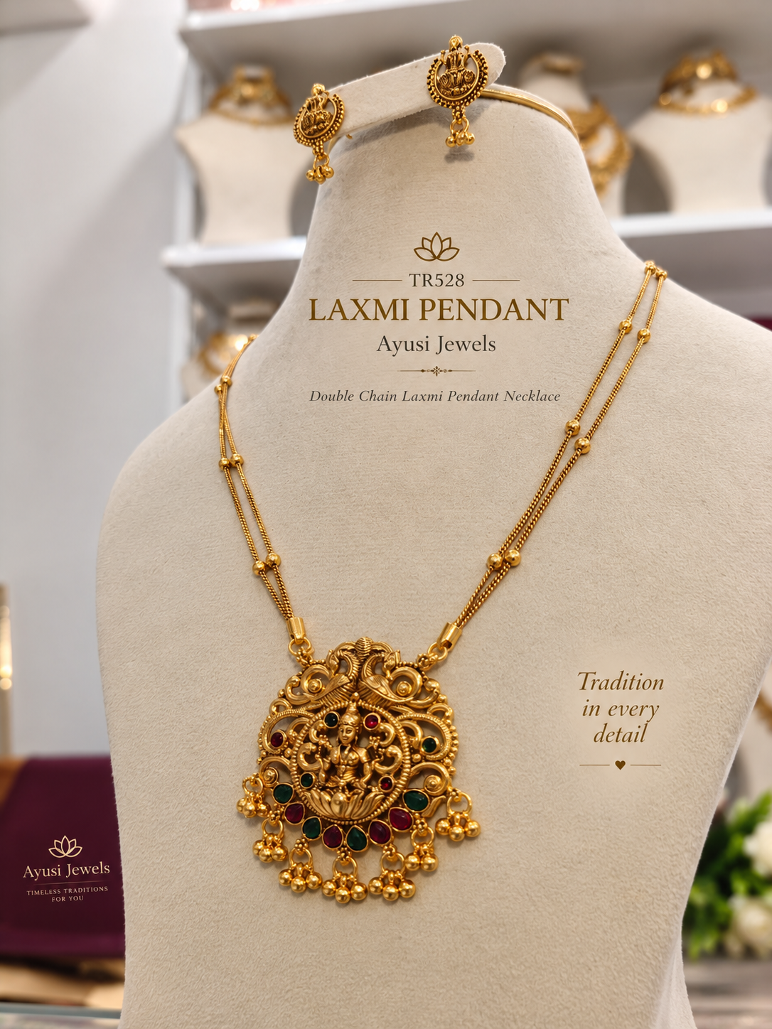TR528- LAXMI PENDANT
