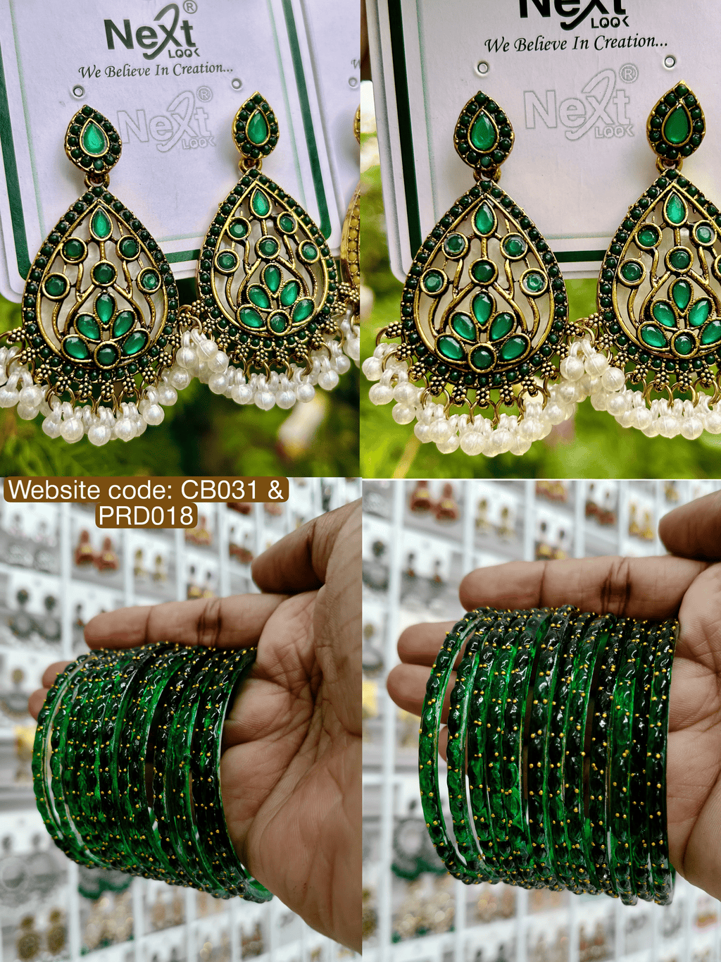 Emerald Pearl Elegance Combo