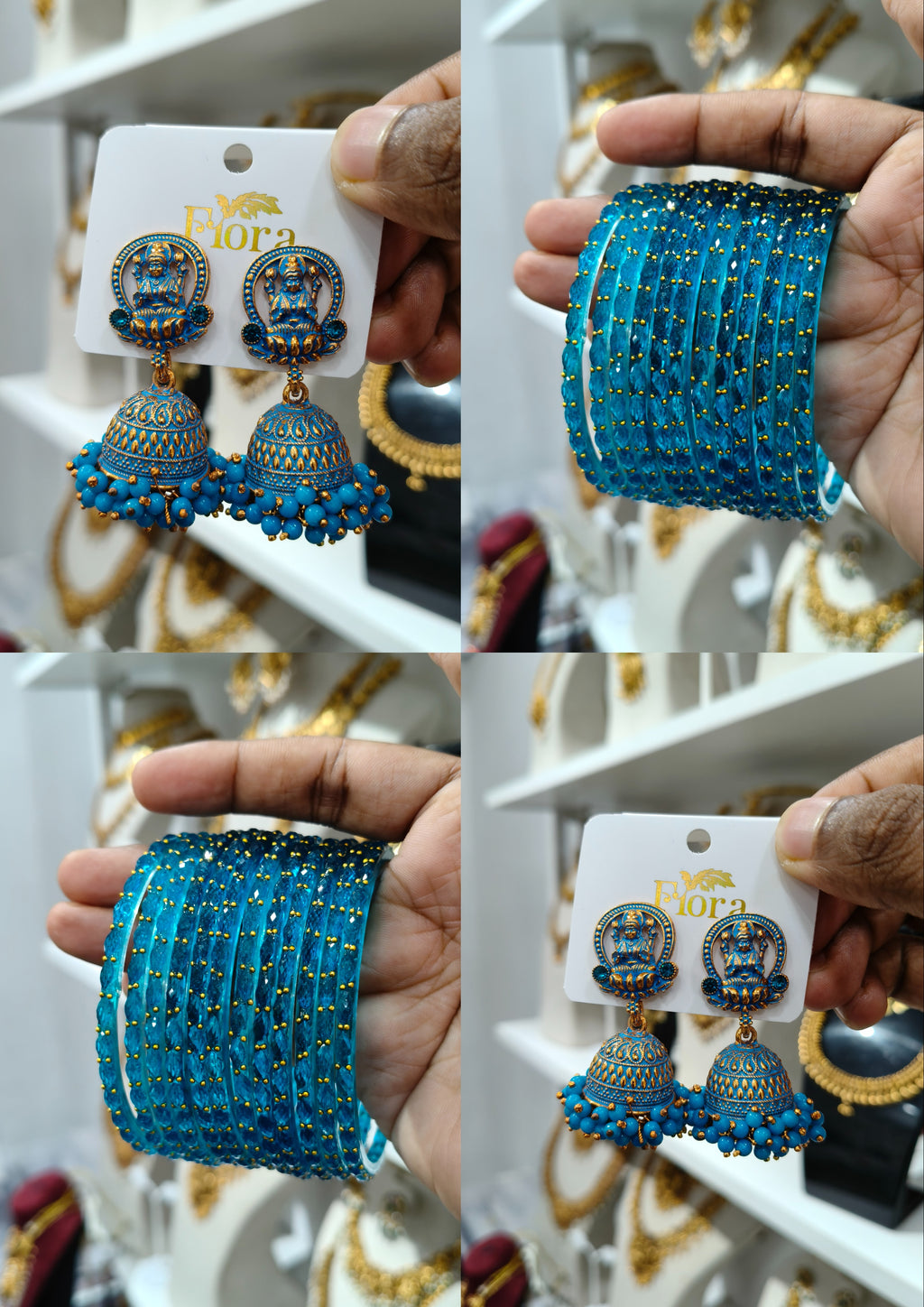 Royal Blue Lakshmi Combo