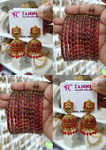 Ruby Heritage Jhumka Set