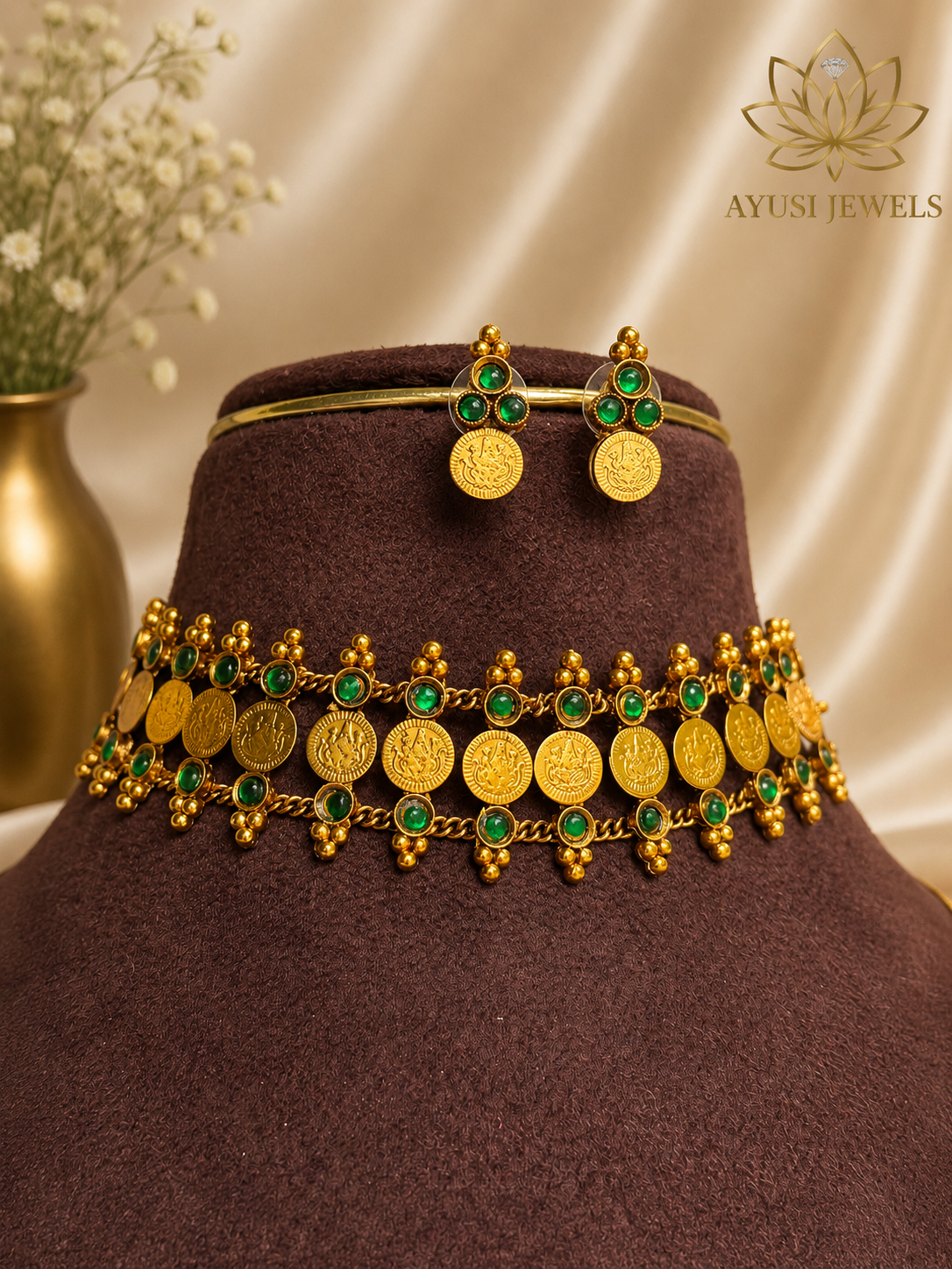 TR414 - Kashi Choker stone necklace
