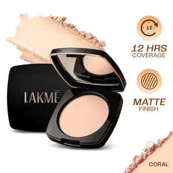 Lakme Forever Matte Compact Powder 9g ( NATURAL CORAL )