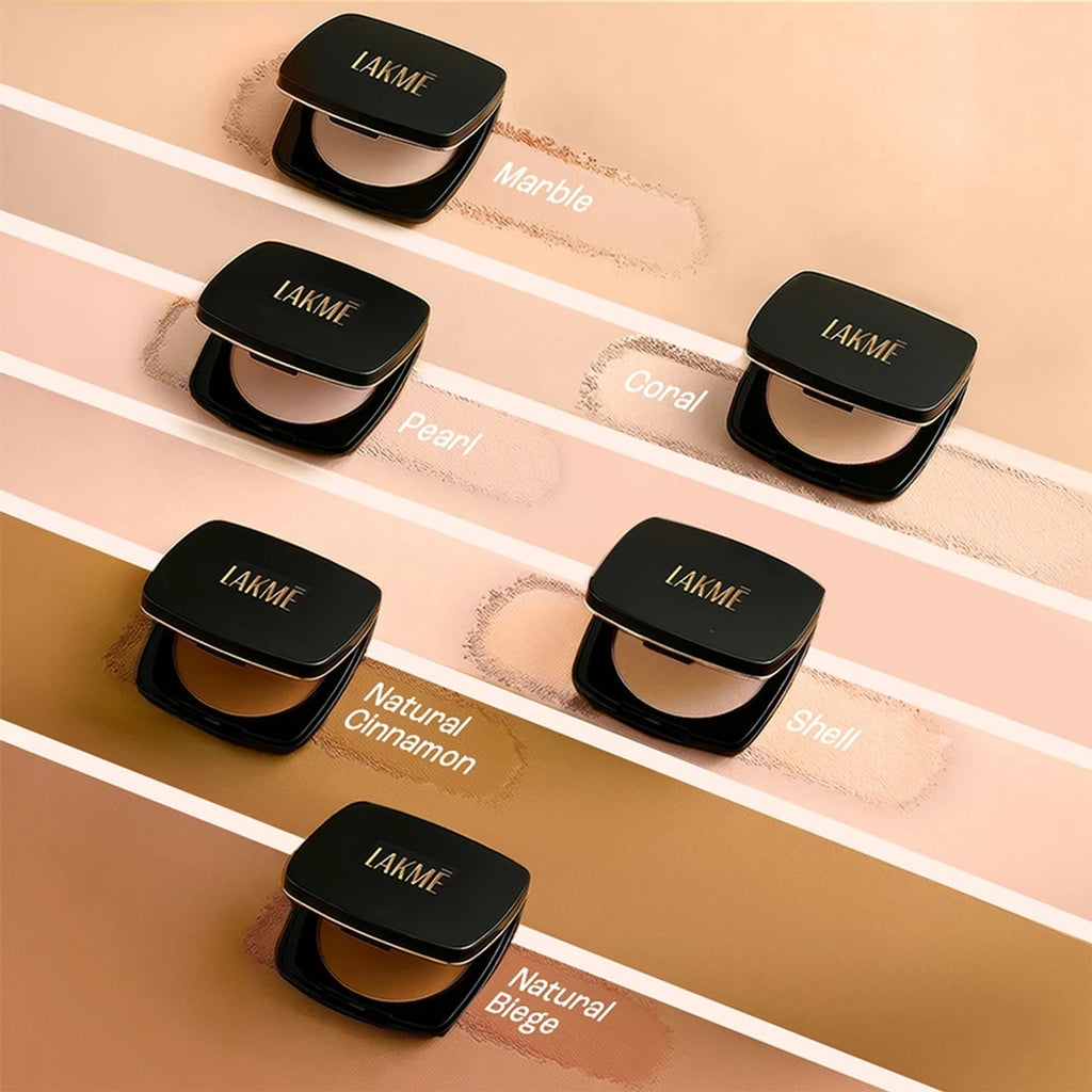 Lakme Forever Matte Compact Powder 9g ( NATURAL PEARL )