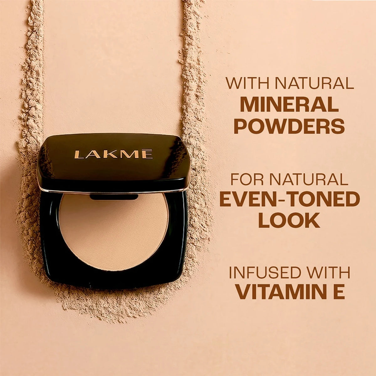 Lakme Forever Matte Compact Powder 9g ( NATURAL CORAL )