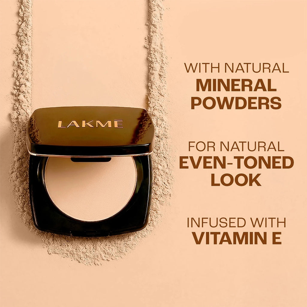 Lakme Forever Matte Compact Powder 9g ( NATURAL MARBLE )
