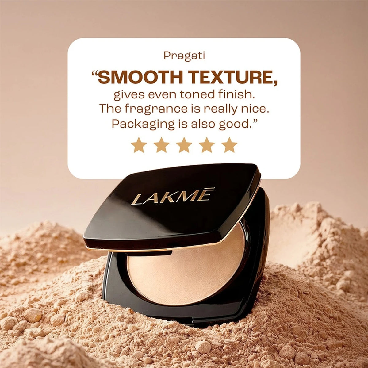 Lakme Forever Matte Compact Powder 9g ( NATURAL CORAL )