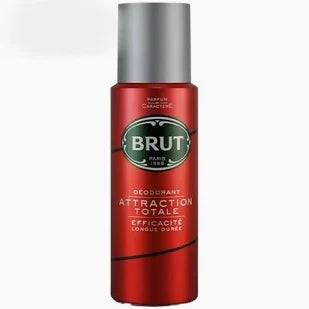 Brut Attraction Totale Deodorant Spray for Men, 200ml