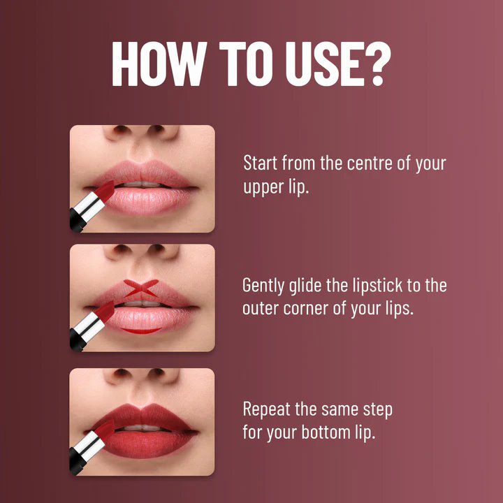 Swiss Beauty Pure Matte Lipstick 3.8gm ( 212 Berry )